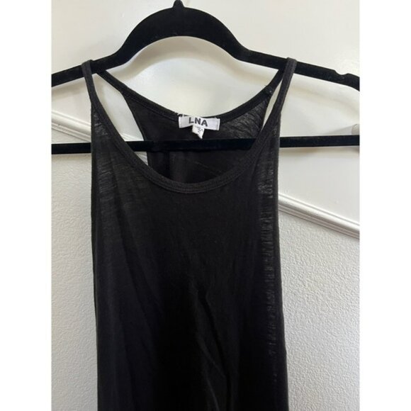 LNA Black Racerback‎ Tank Top Sleeveless Casual Everyday Layering - Picture 5 of 5